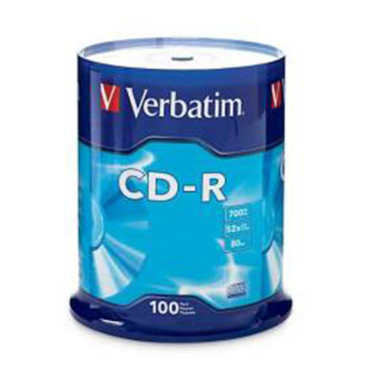 Picture of CD-R,VERBATIM, 700 MB,52X,spindle 100 kom EXTRA PRO