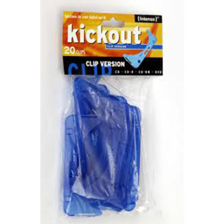 Korice za CD/DVD + 10xKickOut + 10xClips INTENSO