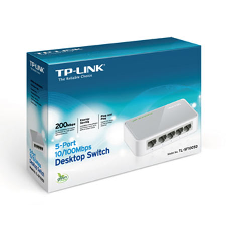 SWITCH 5 portni 10/100 TP-Link TL-SF1005D