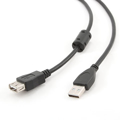 Picture of USB 2.0 kabal GEMBIRD CCF-USB2-AMAF-10, 3m, A-A ext cable, premium, ferrit