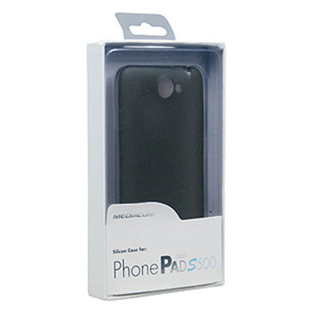 MEDIACOM S500SCB silikonska crna navlaka za smartphone S500