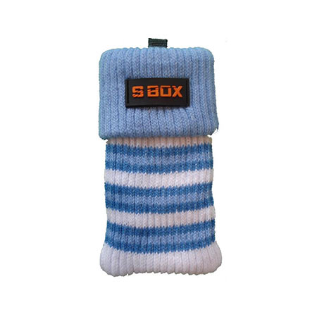 Čarapica za mobilni telefon SBOX MCF-S13 plavo-bijela 65x100mm