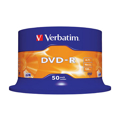 Picture of DVD-R, VERBATIM,4,7 GB,16X, spindle 50 kom,MATT SILVER