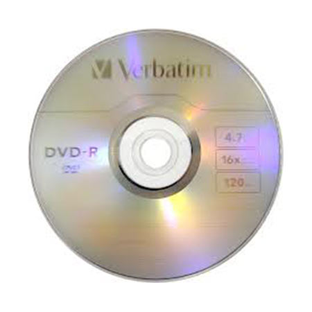 DVD-R, VERBATIM,4,7 GB,16X, spindle 50 kom,MATT SILVER ,43548