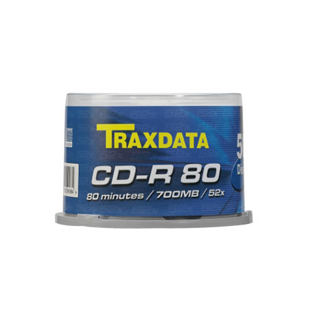 CD-R TRAXDATA, 700 MB, 52X, CAKE 50 kom