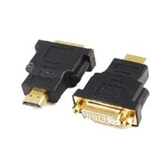 Picture of HDMI adapter A-HDMI-DVI-3, HDMItoDVI M-F gold conn., BULK, GEMBIRD