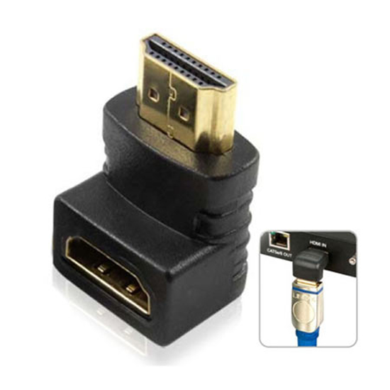 Picture of HDMI adapter 90 stepeni HDMI male to HDMI female 0331