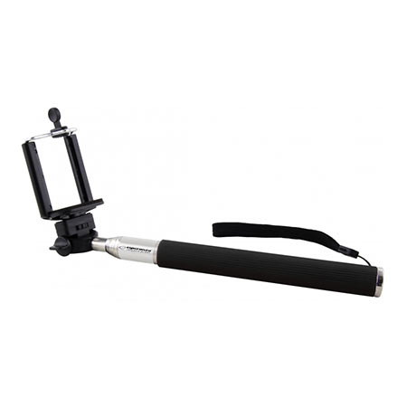 Univerzalni SELFIE štap monopod ESPERANZA, za mobitel/fotoaparat, teleskopski 20-100cm, 130g, EMM107