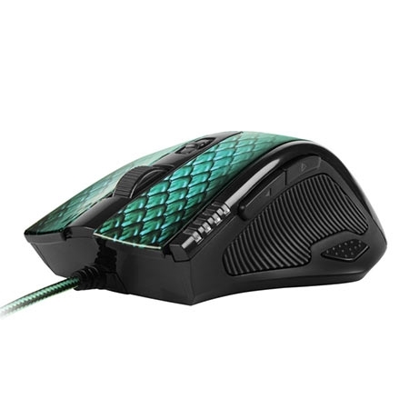 Miš SHARKOON gaming Drakonia Mouse LAS U, laserski, 5000 dpi, 11 buttons, USB
