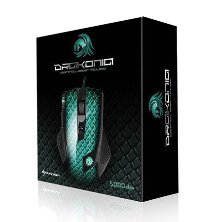 Miš SHARKOON gaming Drakonia Mouse LAS U, laserski, 5000 dpi, 11 buttons, USB