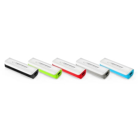 PowerBank ESPERANZA JOULE, 2200mAh, BLUE/WHITE, EMP103WB