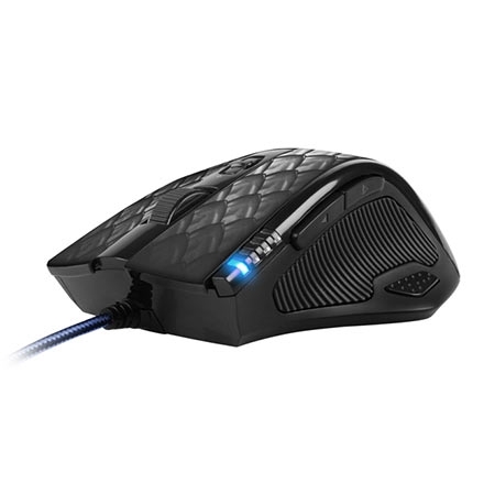 Miš SHARKOON gaming Drakonia Mouse LAS U, laserski, black, 8200 dpi, 11 buttons, USB