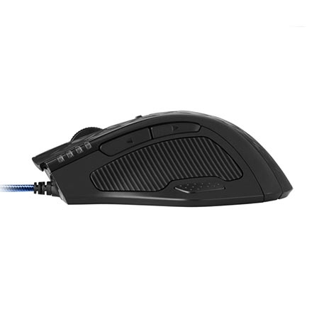 Miš SHARKOON gaming Drakonia Mouse LAS U, laserski, black, 8200 dpi, 11 buttons, USB