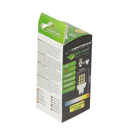 LED sijalica ESPERANZA, LED G9 CORN 5W, ELL123