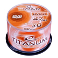 Picture of DVD-R TITANUM 4,7 GB X8, CAKE BOX 50 kom, 1069