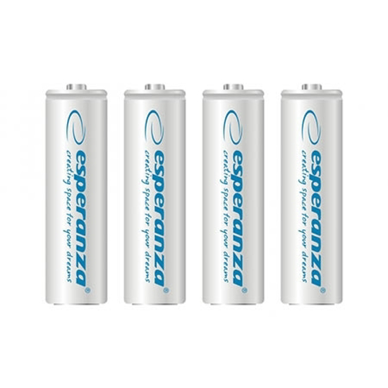 Picture of Punjive baterije ESPERANZA RECHARGEABLE Ni-MH AA 2000MAH 4kom. white, EZA104W
