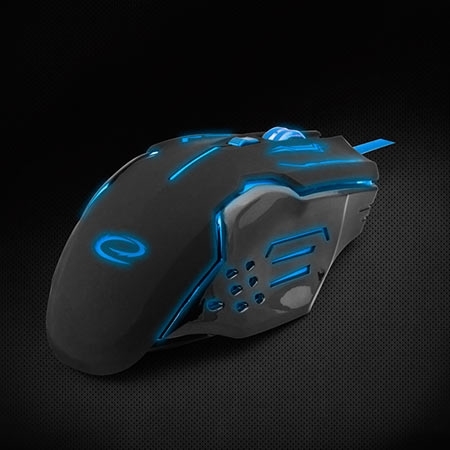 Miš ESPERANZA GAMING APACHE 6D MX403, BLUE, 2400dpi, ergonomic, EGM403B