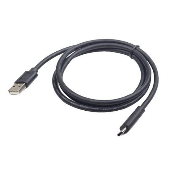 Picture of USB 2,0 kabal AM to Type-C AM/CM, 3m, BLACK, GEMBIRD CCP-USB2-AMCM-10