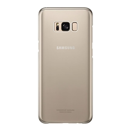 Futrola SAMSUNG G955 GALAXY S8 PLUS Clear Cover gold EF-QG955CFE
