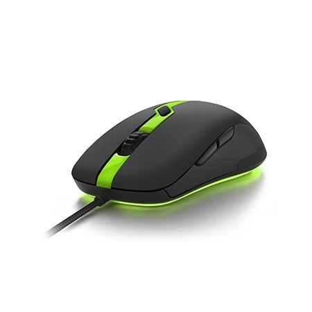 Miš SHARKOON gaming SHARK Force PRO green, optički, 3200 dpi