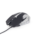 Picture of Miš GEMBIRD MUSG-07, USB, optical, gaming, programmable, 6-button, full ergonomic, RGB, 3200