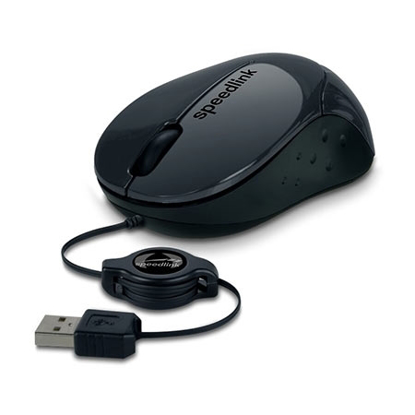 Miš SPEEDLINK BEENIE Mobile USB, black, SL-610012-BK