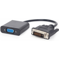 Picture of Video adapter DVI-D to VGA GEMBIRD, A-DVID-VGAF-01, black