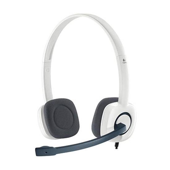 Picture of Slušalice sa mikrofonom, Logitech H150 white, in-line controls, noise-cancelling microphone, 981-000350