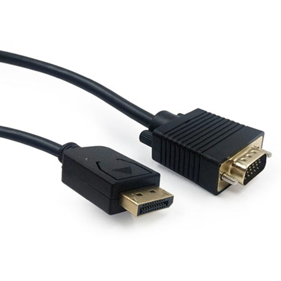Picture of DisplayPort adapter kabal na VGA GEMBIRD 3m, DP male to VGA male CCP-DPM-VGAM-10 black