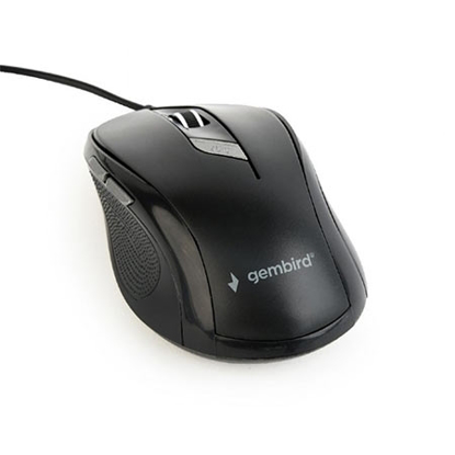 Miš GEMBIRD MUS-6B-01, optical, USB, 6 tipki 800-1600 dpi,crni