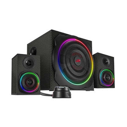 Zvučnici 2.1 SPEEDLINK GRAVITY CARBON RGB 2.1 Subwoofer System, black, SL-830100-BK