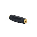 Picture of Audio adapter spojnik 3,5mm female stereo to 3,5mm female stereo, GEMBIRD A-3.5FF-01, black