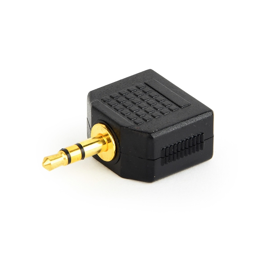 Audio spliter, 3,5mm GEMBIRD CCA-415A, black