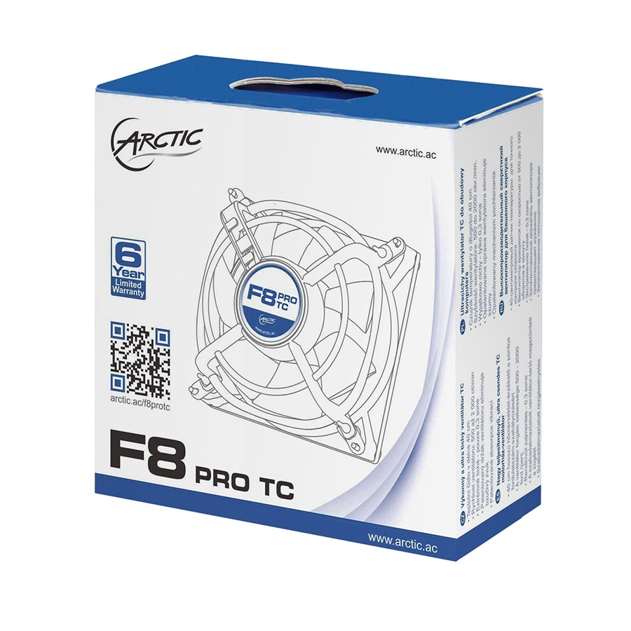 Ventilator ARCTIC Case Fan 80mm F8 Pro TC