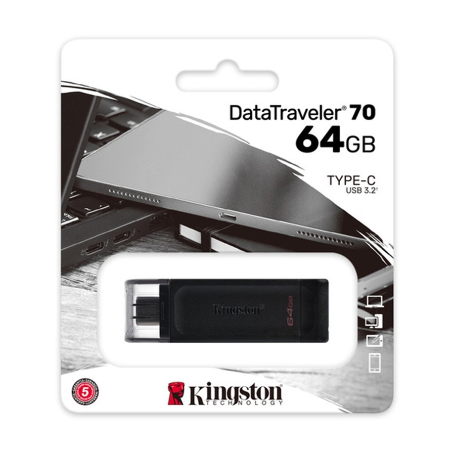 USB Memory stick Kingston 64GB, USB type-C DT70/64GB
