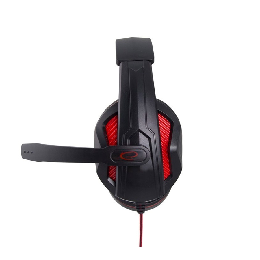 Slušalice sa mikrofonom ESPERANZA ARROW, gaming, 3,5mm, 4-pin, black red, PS4/PS5 kompatibilne, EGH360