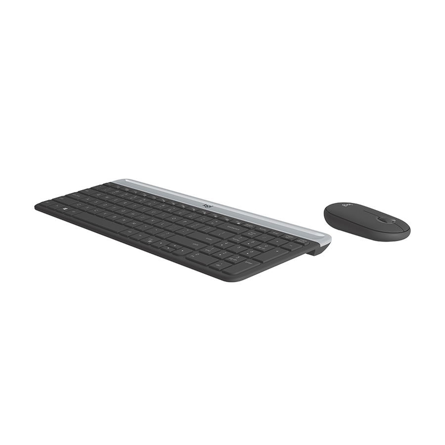 Tastatura + miš bežično Logitech Slim Combo MK470 - GRAPHITE - HRV-SLV, 920-009264/9204
