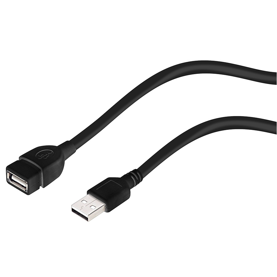 USB 2,0 kabal SPEEDLINK USB 2.0 Extension Cable, AMAF, 1,80m HQ, SL-170208-BK
