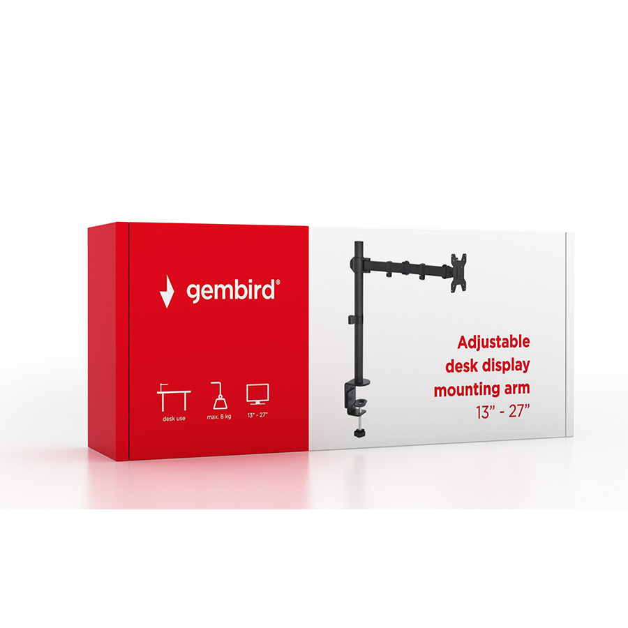 NOSAČ ZA MONITOR GEMBIRD MA-DF1-01, 13”-27”, up to 8 kg