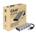 Picture of USB hub aktivni Club 3D USB TYPE A 3.1 GEN 1 TO 4 X USB TYPE A 3.0 ALUMINIUM CASING WITH POWER ADAPTER CSV-1431
