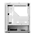 Picture of Kućište SHARKOON gaming, RGB Slider, ATX, 1x120mm fan, white, Tempered Glass