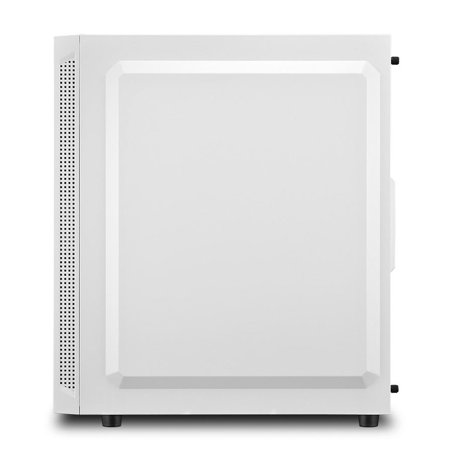 Kućište SHARKOON gaming, RGB Slider, ATX, 1x120mm fan, white, Tempered Glass
