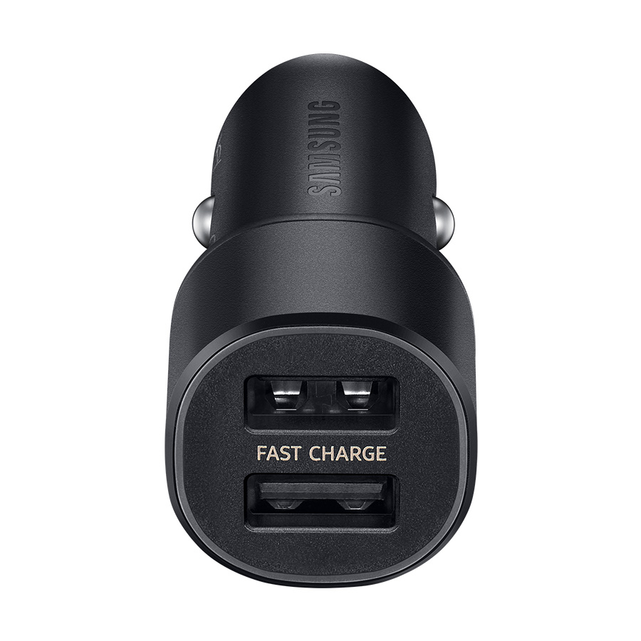 Auto punjač SAMSUNG ORG. Dual (Fast Charging Dual Port USB-A x2ea) Black EP-L1100NBEGWW