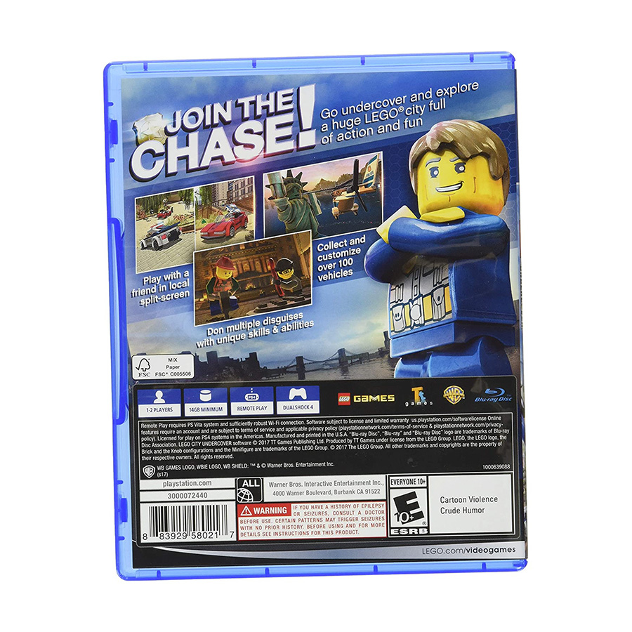 Lego City Undercover PS4