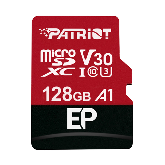 Picture of MICRO SD PATRIOT 128GB V30, 4K Video Rec. PEF128GEP31MCX