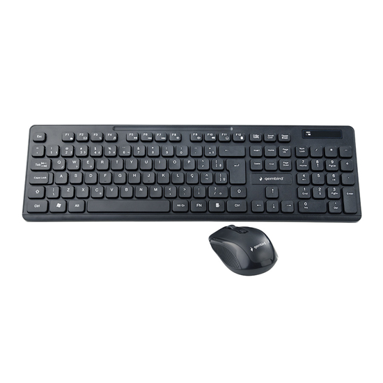 Picture of Tastatura + miš wireless GEMBIRD KBS-WCH-03 USA layout