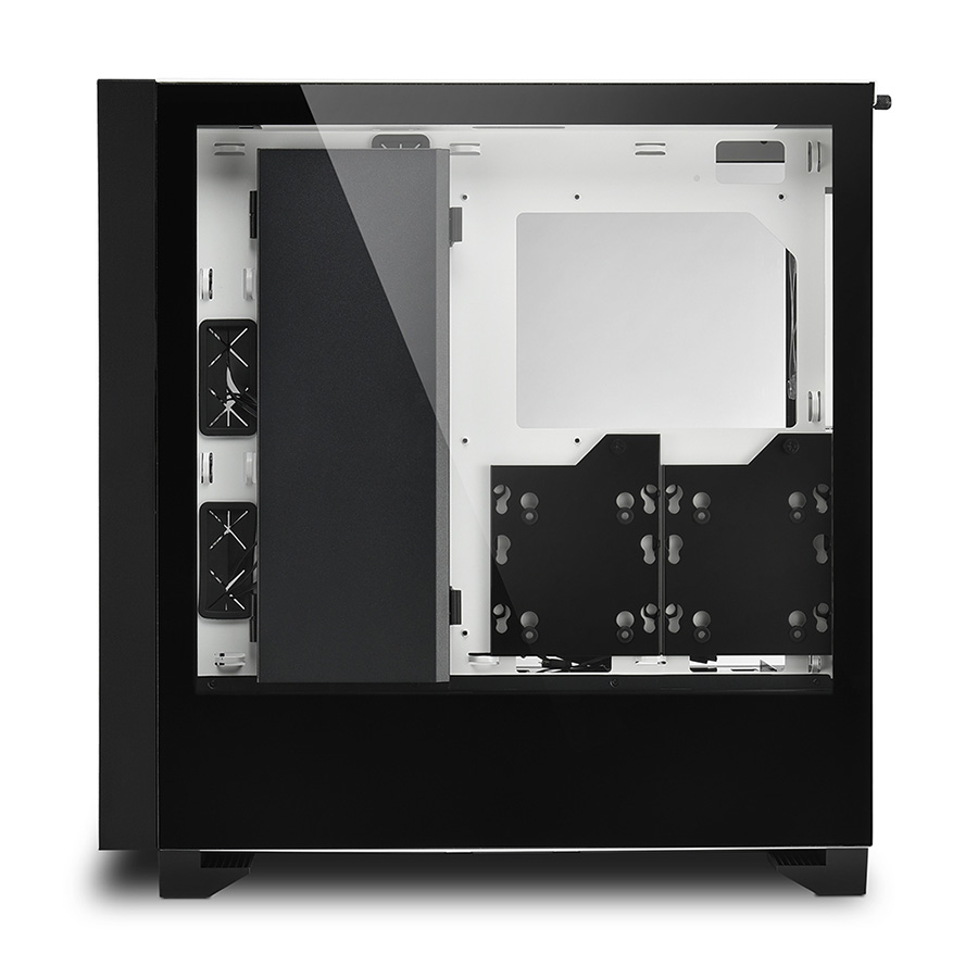 Kućište SHARKOON gaming, ELITE SHARK CA300T 4x120 mm Addressable RGB Fans, white, E-ATX