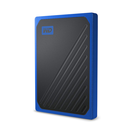 Picture of EXT.SSD 500GB WD My Passport Go WDBMCG5000ABT-WESN do 400MB/s.1,8" Boja Crna,Plava (Cobalt)