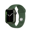 Picture of Apple Watch 7 41mm  Green Aluminium Case with Clover Sport Band - Green