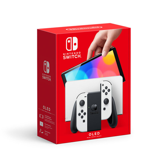 Picture of Nintendo Switch OLED Console - White Joy-Con